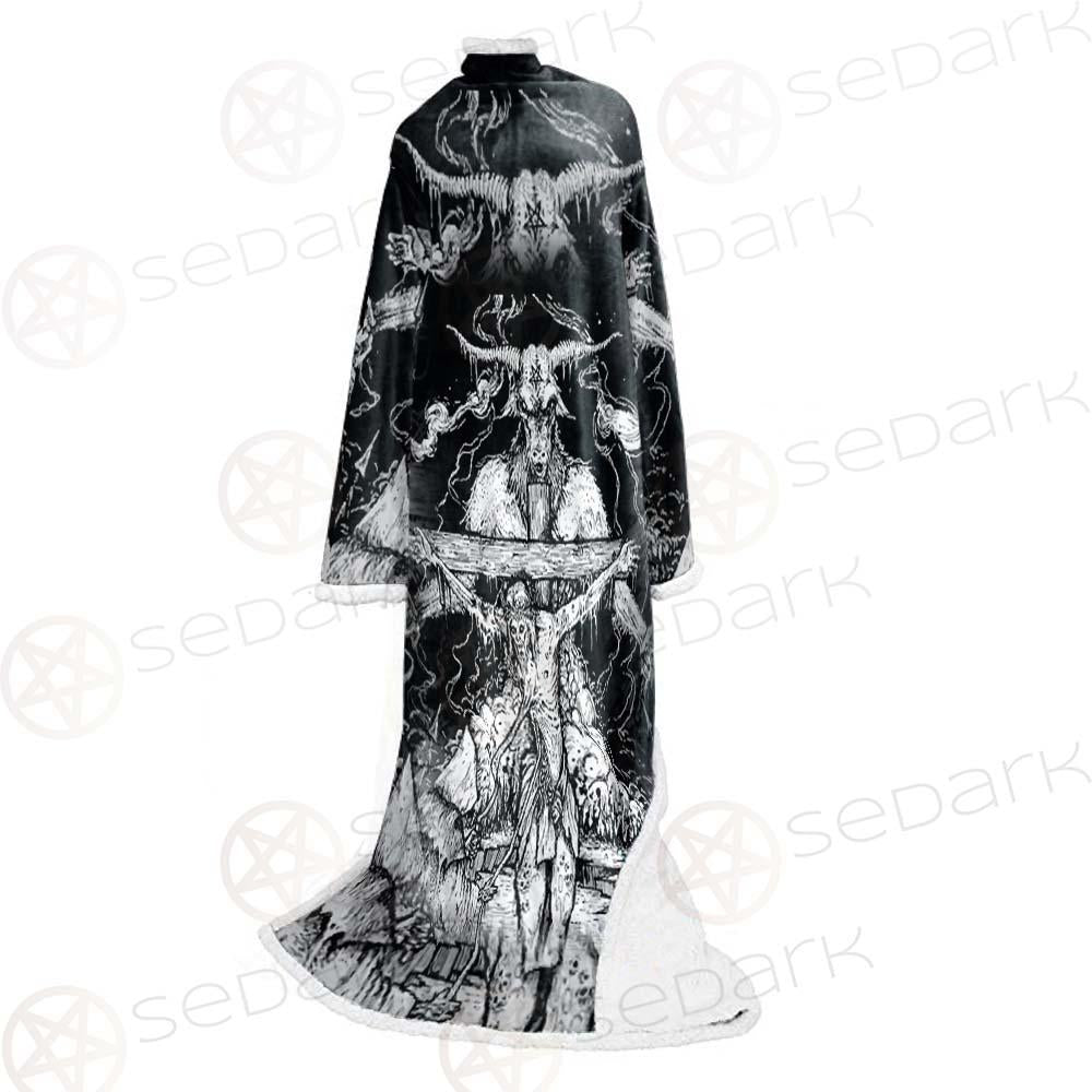 Hail Satan SDN-1130 Sleeved Blanket