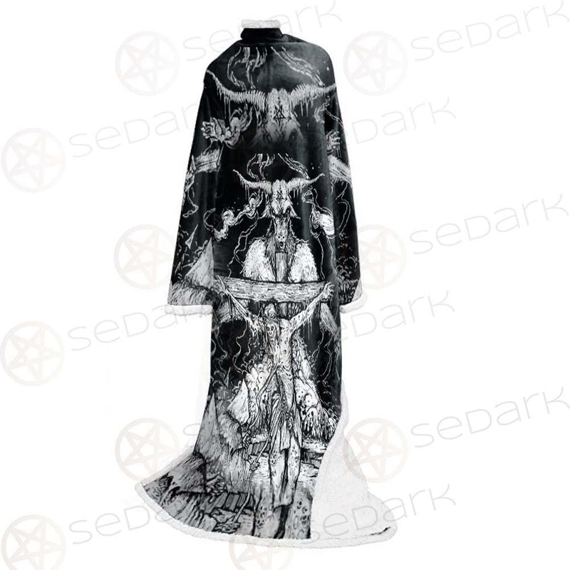 Hail Satan SDN-1130 Sleeved Blanket