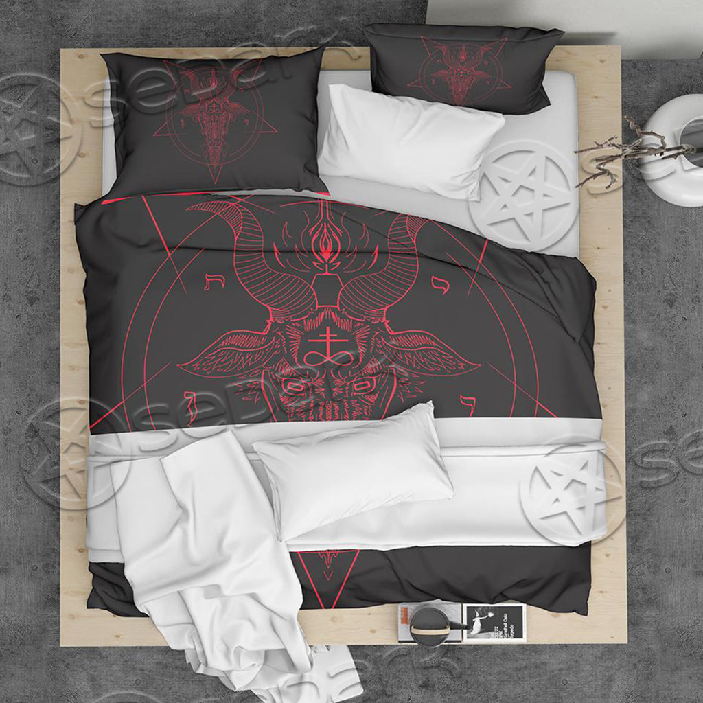 Satanic Bedding set - Red art