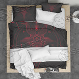 Satanic Bedding set - Red art