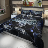 Gothic Death Moth Skull Bedding Set