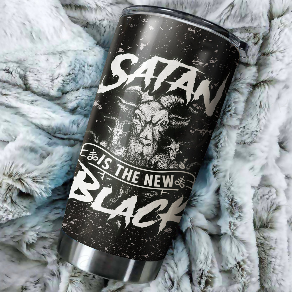 Satan is The New Black Tumbler Cup