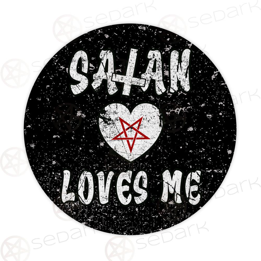 Satan Loves Me SED-0002 Round Carpet