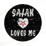 Satan Loves Me SED-0002 Round Carpet