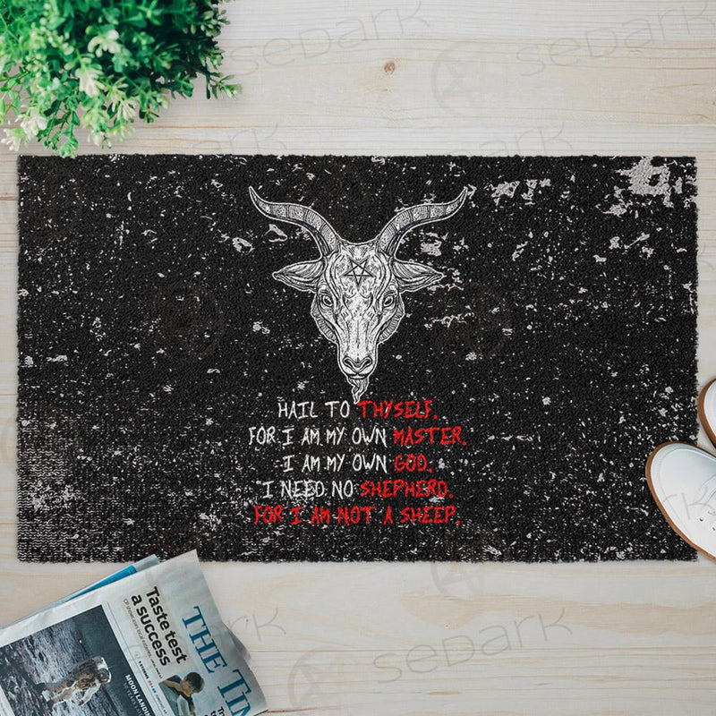 I Am Not A Sheep SED-0008 Door Mat