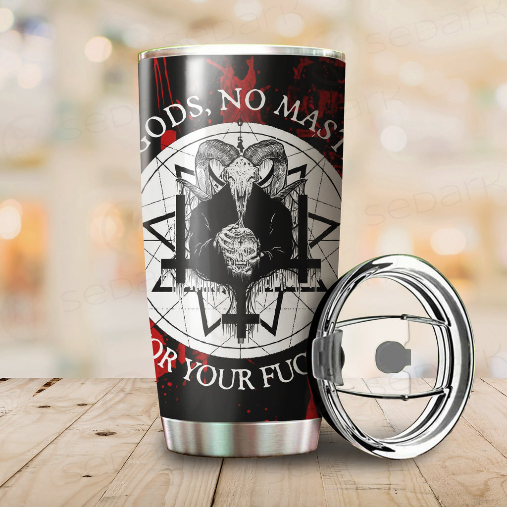 No God No Master Tumbler Cup