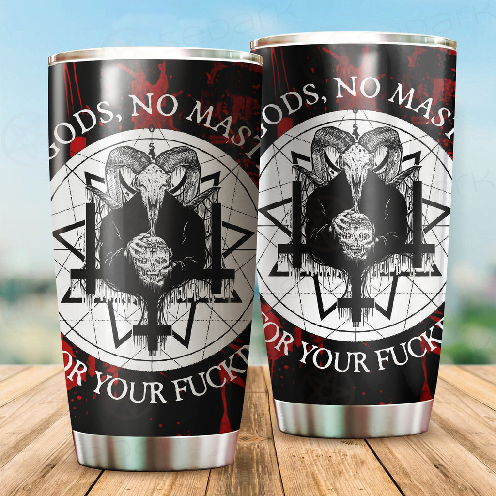 No God No Master Tumbler Cup