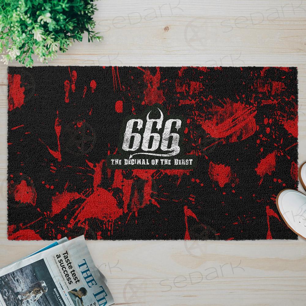 Beast 666 SED-0028 Door Mat