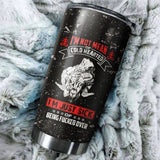I Am not Mean Fxctover Tumbler Cup