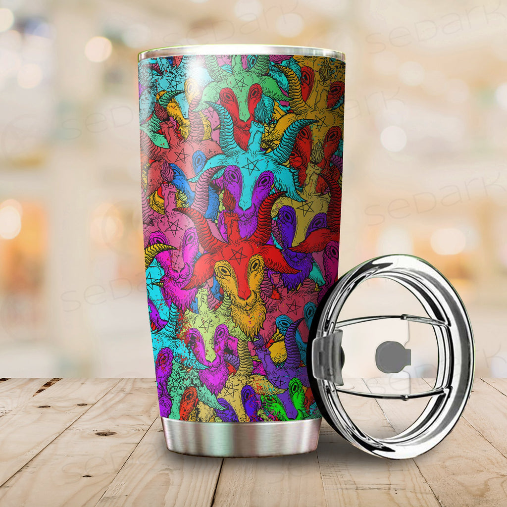 Goat Head Patern Tumbler Cup