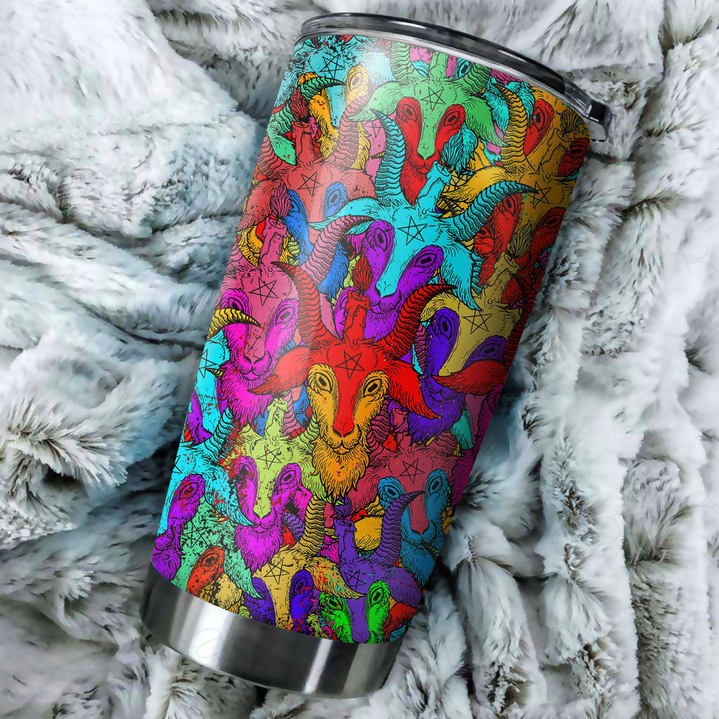 Goat Head Patern Tumbler Cup