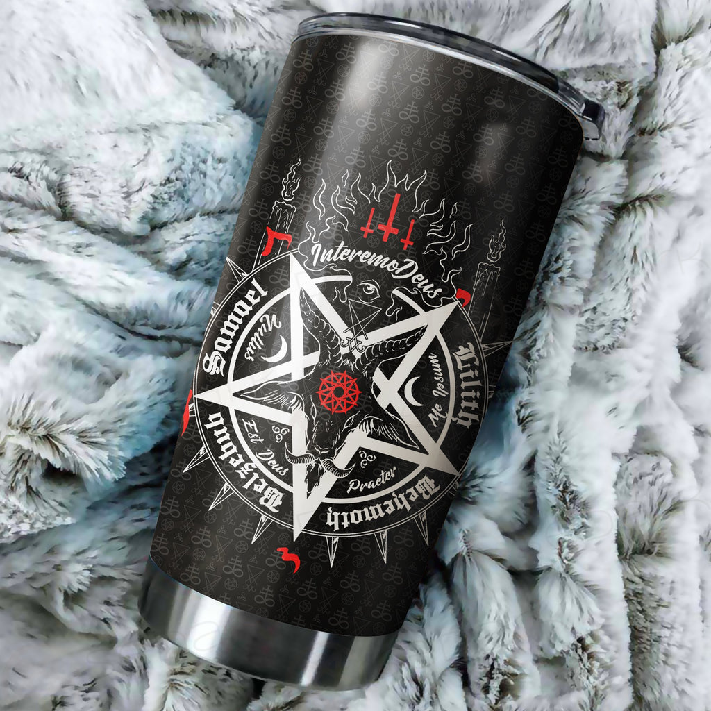 Satan 5 Letters Tumbler Cup