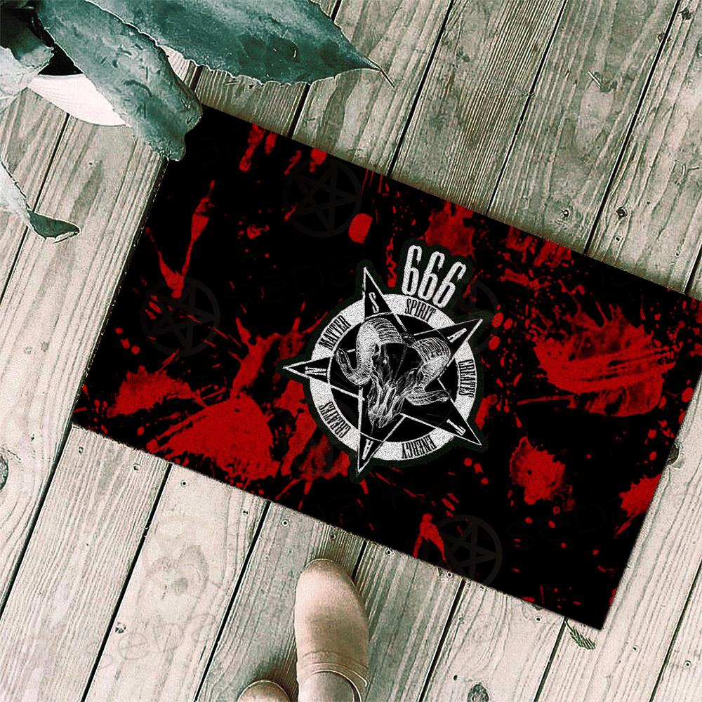 666 Satan SED-0037 Door Mat