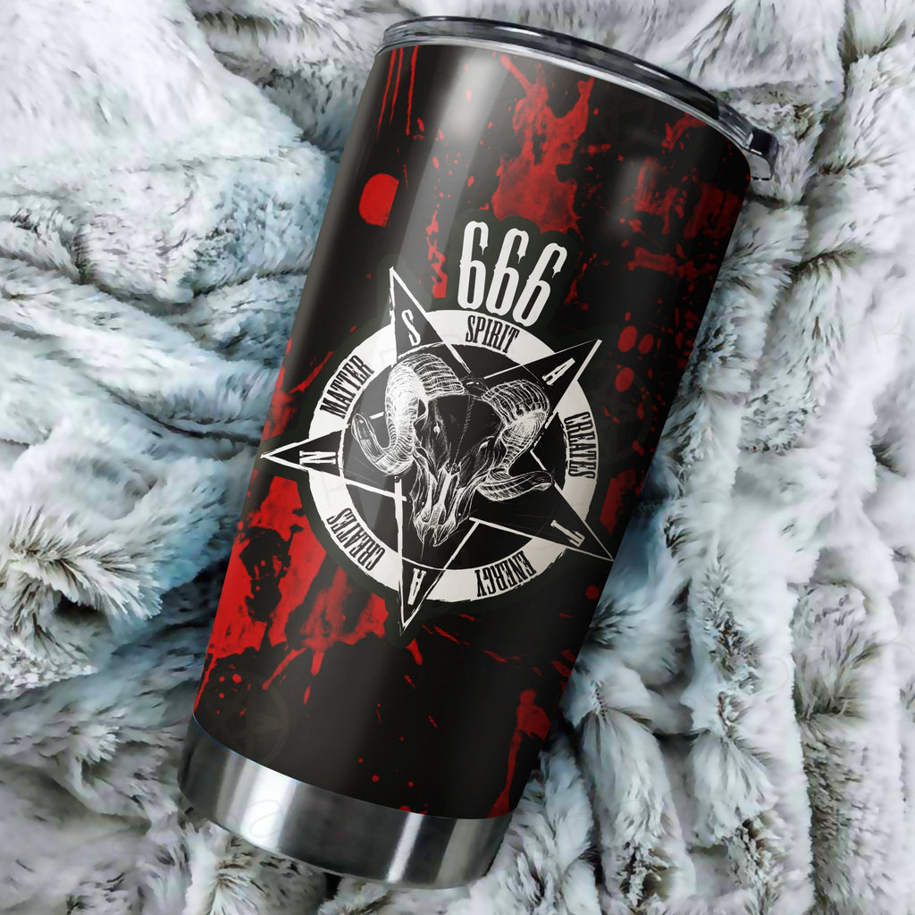 666 Satan Tumbler Cup