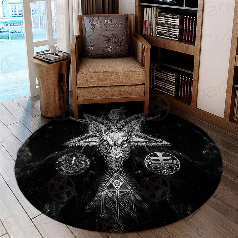 Sigil Of Baphomet SED-0043 Round Carpet