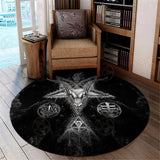 Sigil Of Baphomet SED-0043 Round Carpet