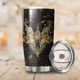 Goat Head Art Tumbler Cup