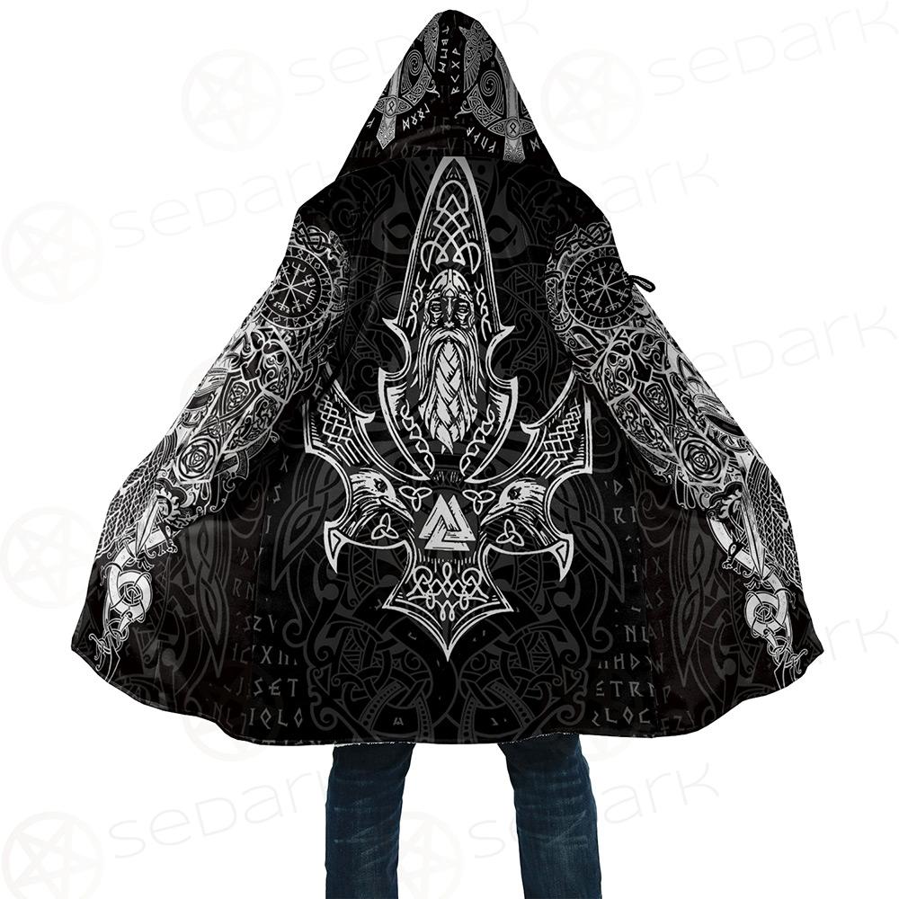 Viking Odin Raven Cloak with bag