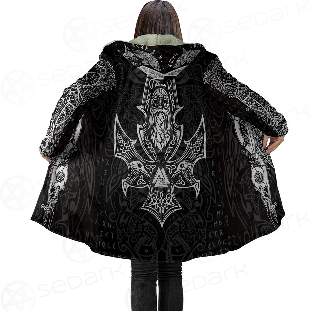Viking Odin Raven Cloak with bag