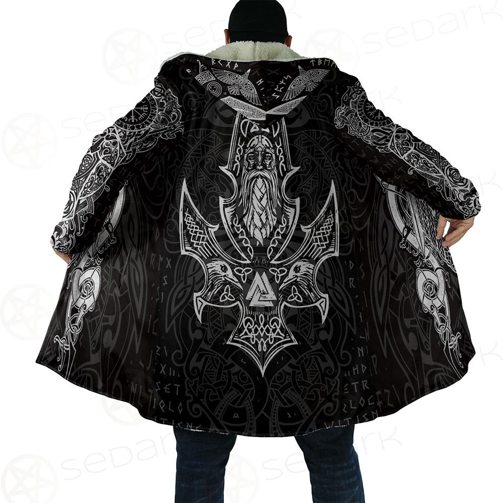 Viking Odin Raven Cloak with bag