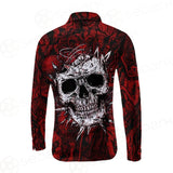 Skull Satan background SED-0083 Long Sleeve Shirt
