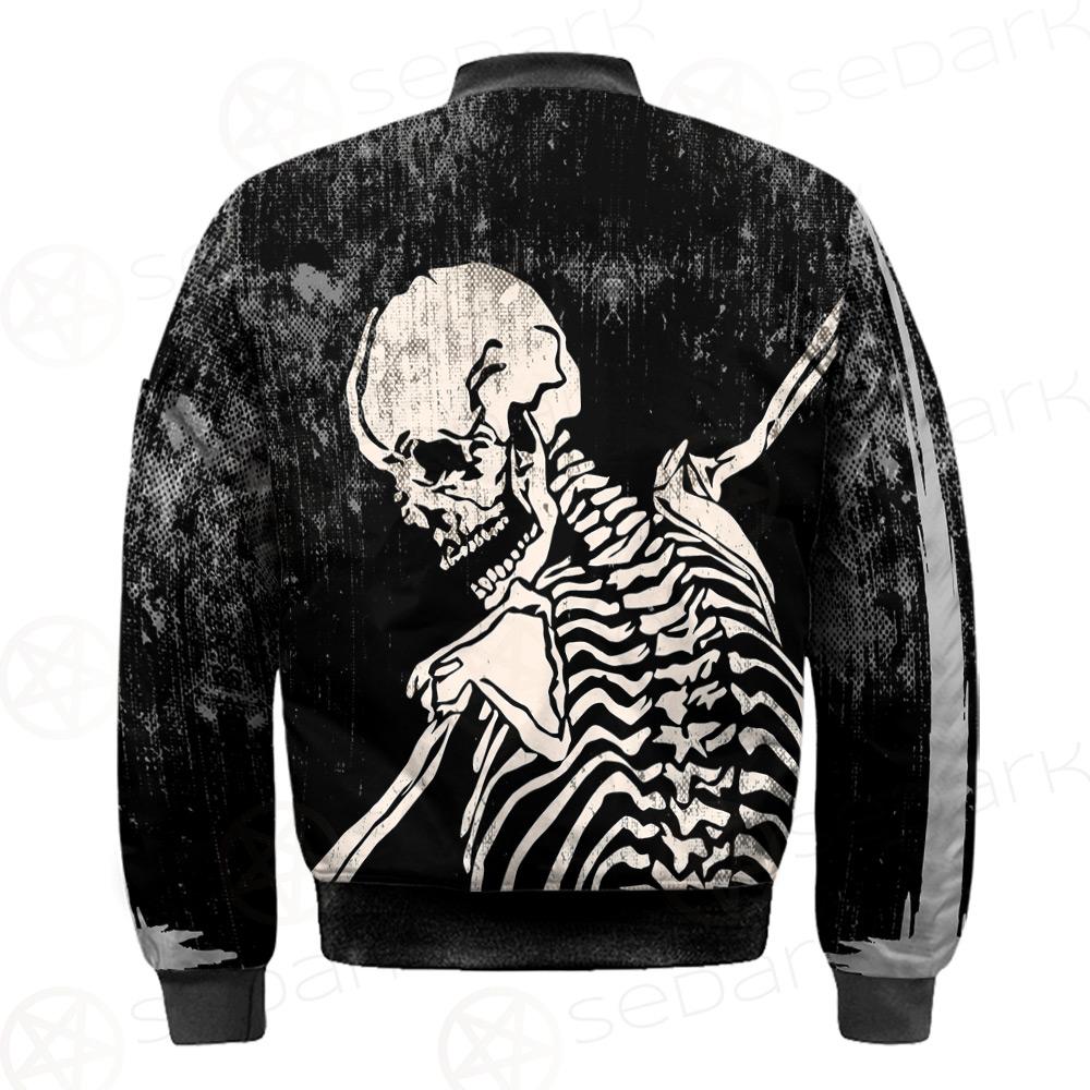 Skeleton Hug SED-0084 Bomber Jacket