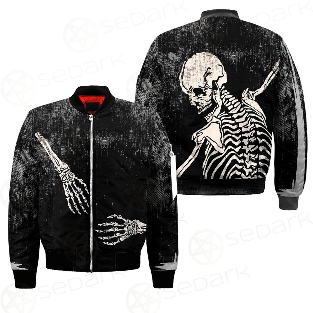 Skeleton Hug SED-0084 Bomber Jacket
