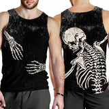 Skeleton Hug SED-0084 Men Tank-tops