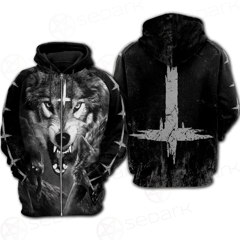 Wolf SED-0085 Hoodie Raglan Zip