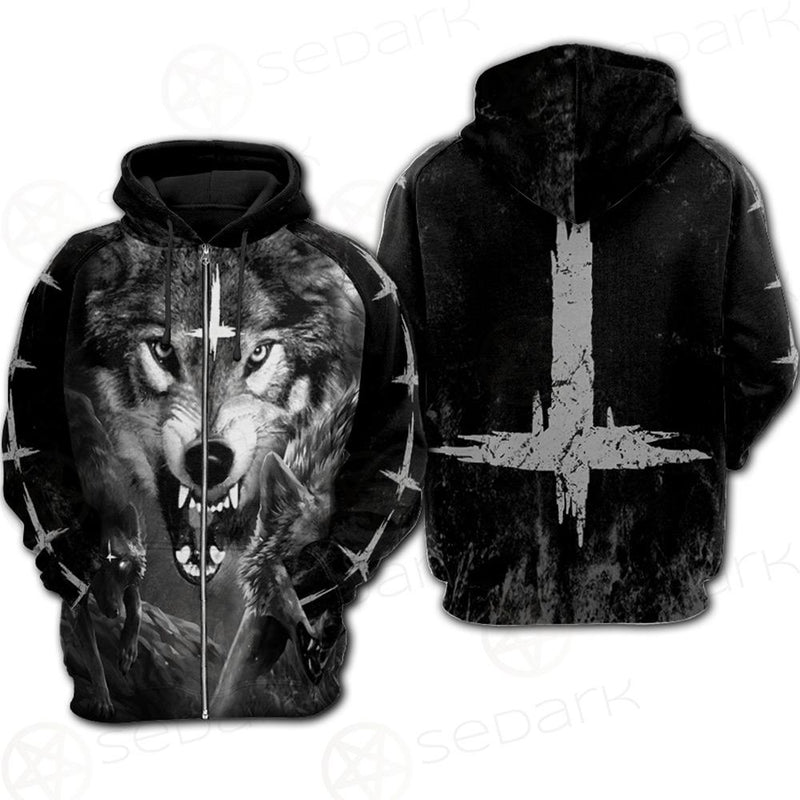 Wolf SED-0085 Hoodie Raglan Zip