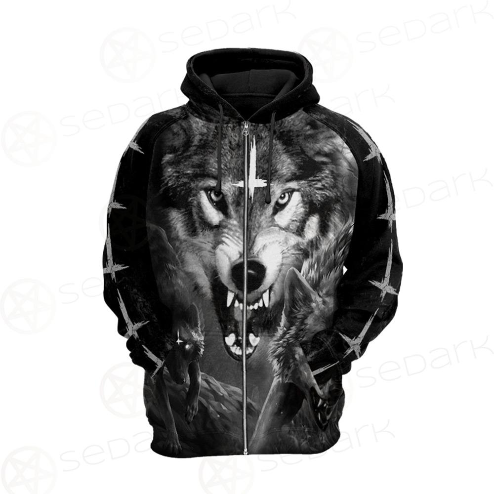 Wolf SED-0085 Hoodie Raglan Zip