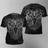Satan Skull Pattern SED-0087 Unisex T-shirt