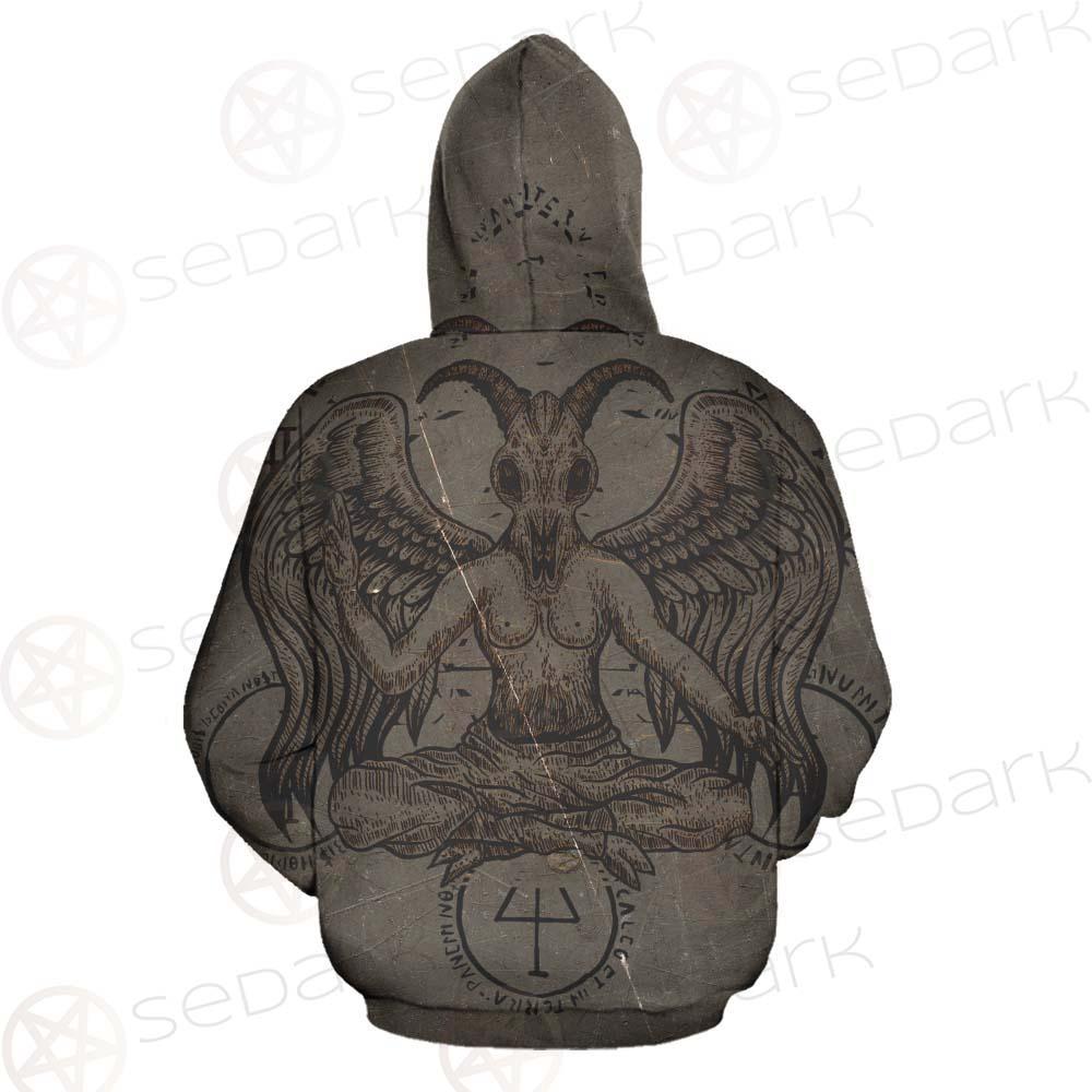 Baphomet Symbol SED-0090 Hoodie Allover
