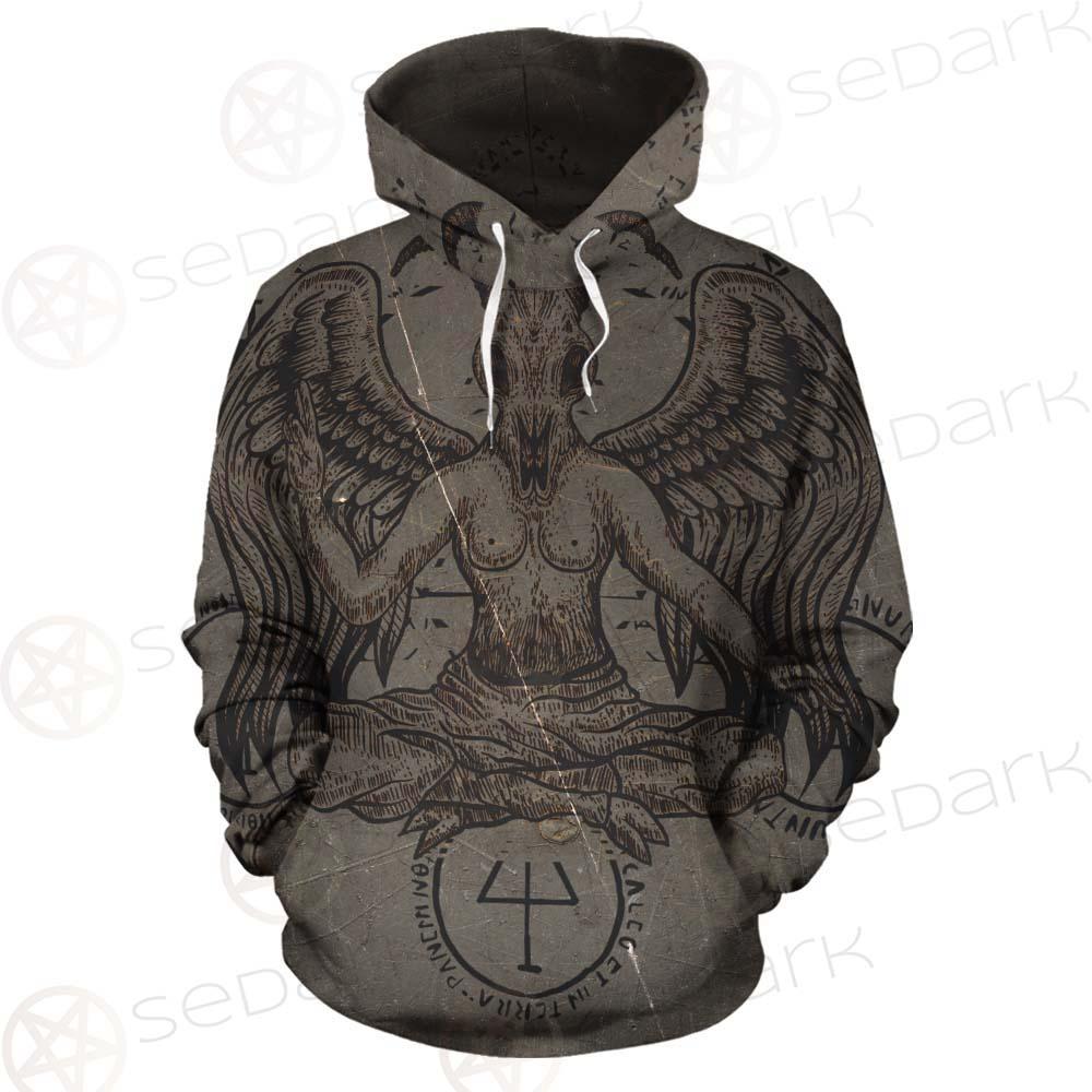 Baphomet Symbol SED-0090 Hoodie Allover