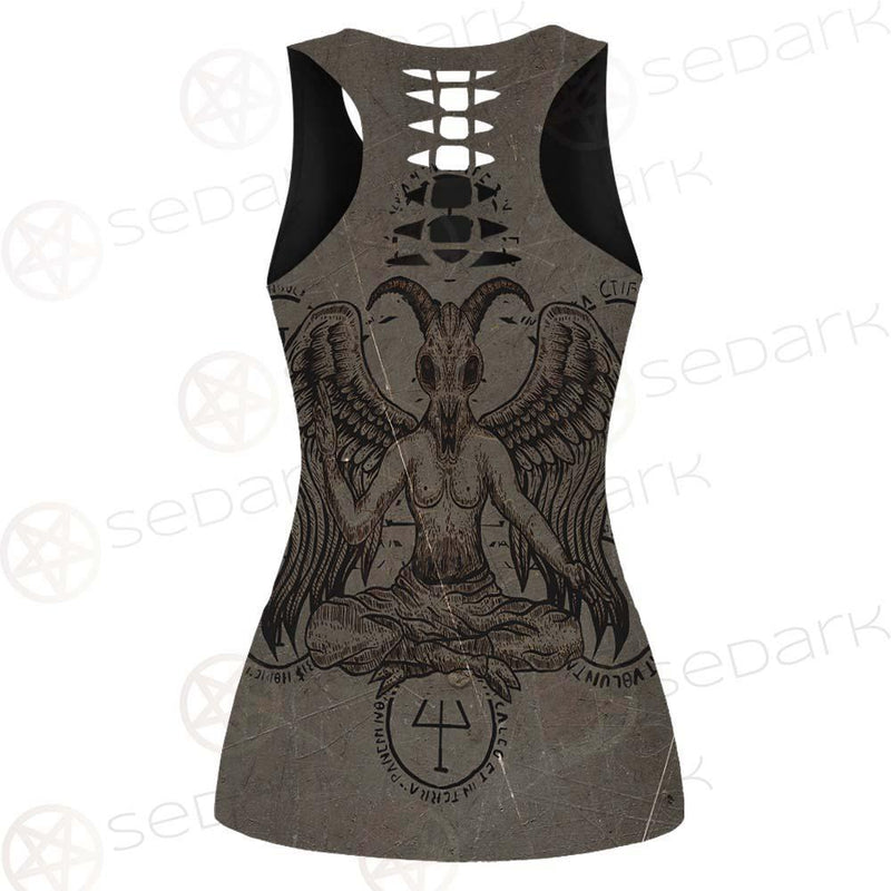 Baphomet Symbol SED-0090 Hollow Out Tank Top