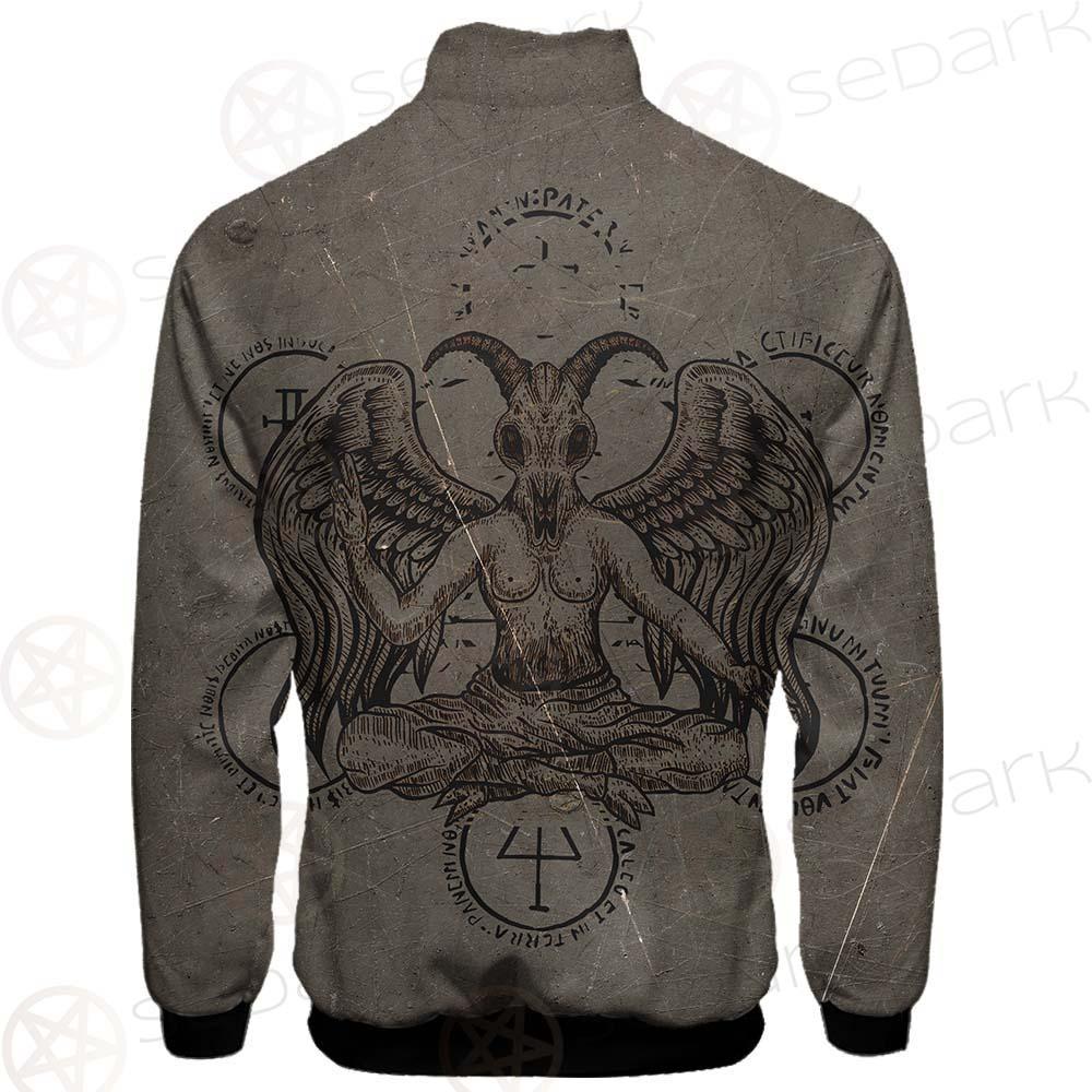 Baphomet Symbol SED-0090 Stand-up Collar Jacket
