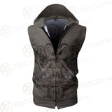 Baphomet Symbol SED-0090 Zip Sleeveless Hoodie