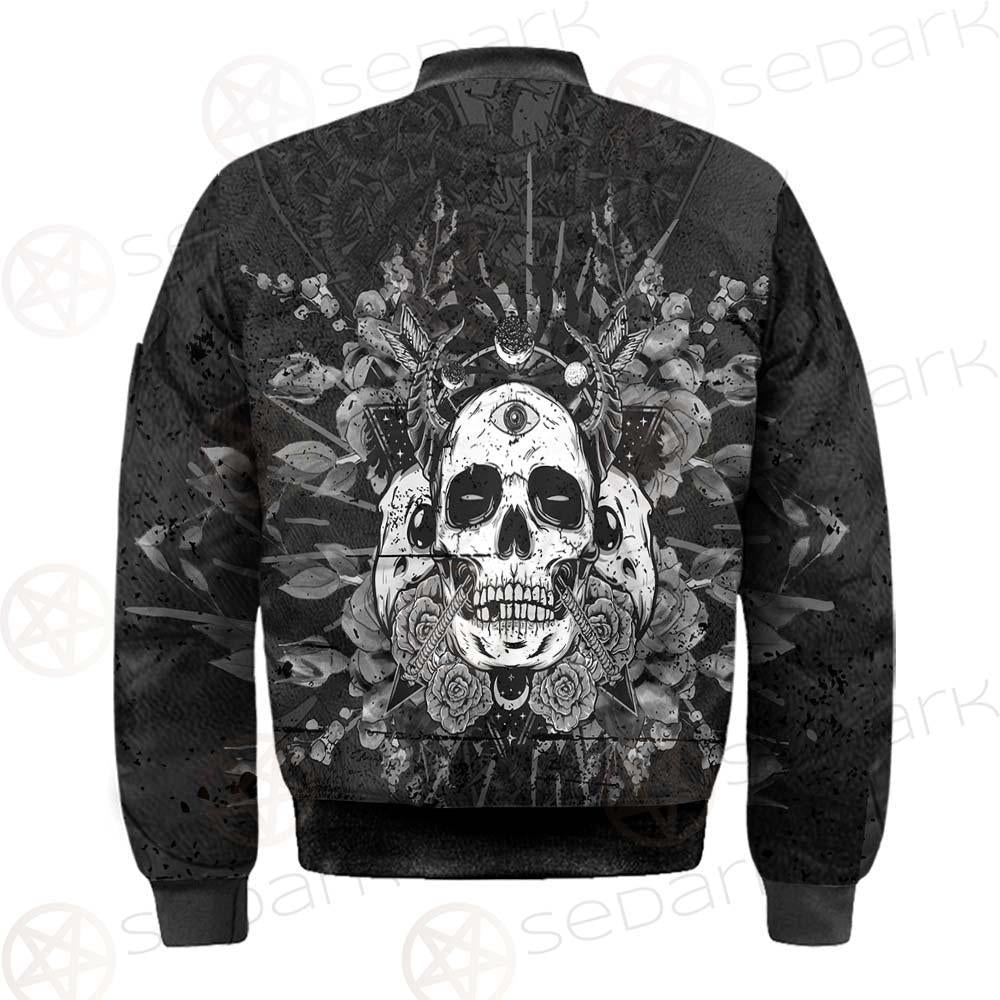 Satan Skull With Eye SED-0091 Bomber Jacket