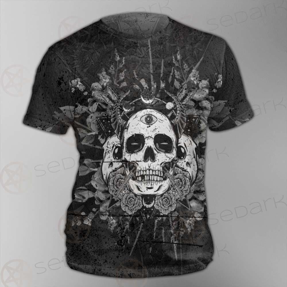 Satan Skull With Eye SED-0091 Unisex T-shirt