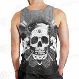 Satan Skull With Eye SED-0092 Men Tank-tops