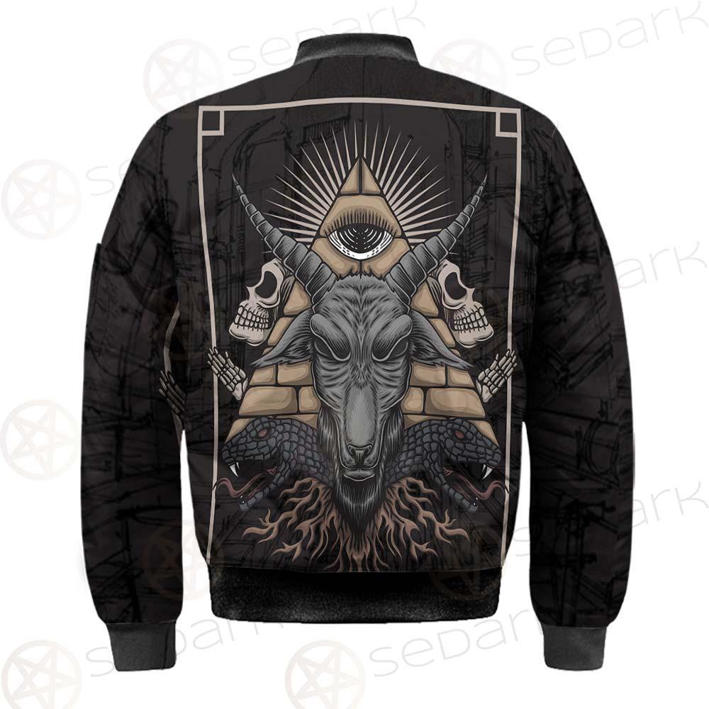 Baphomet Satanic SED-0093 Bomber Jacket