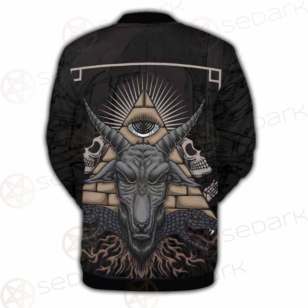 Baphomet Satanic SED-0093 Button Jacket