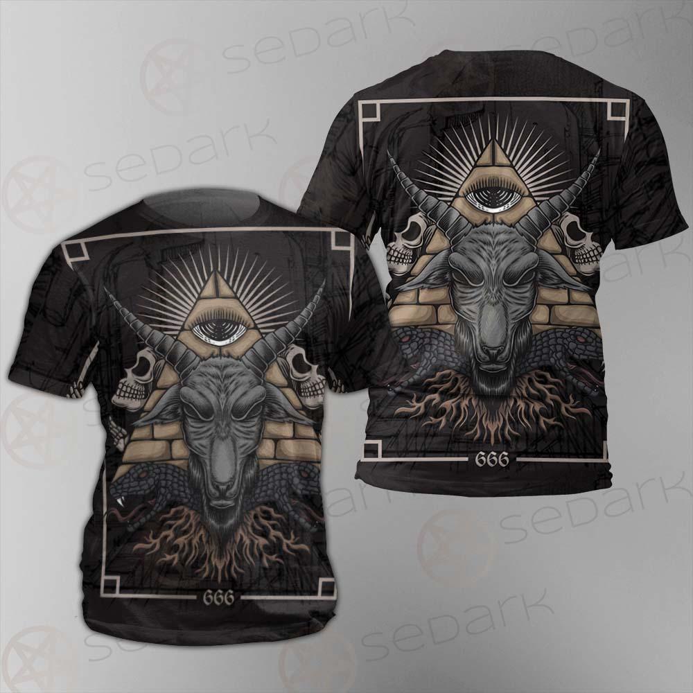 Baphomet Satanic SED-0093 Unisex T-shirt