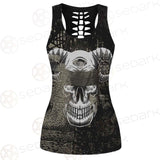 Skull Devil Eye Satan SED-0094 Hollow Out Tank Top