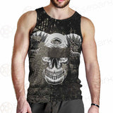 Skull Devil Eye Satan SED-0094 Men Tank-tops