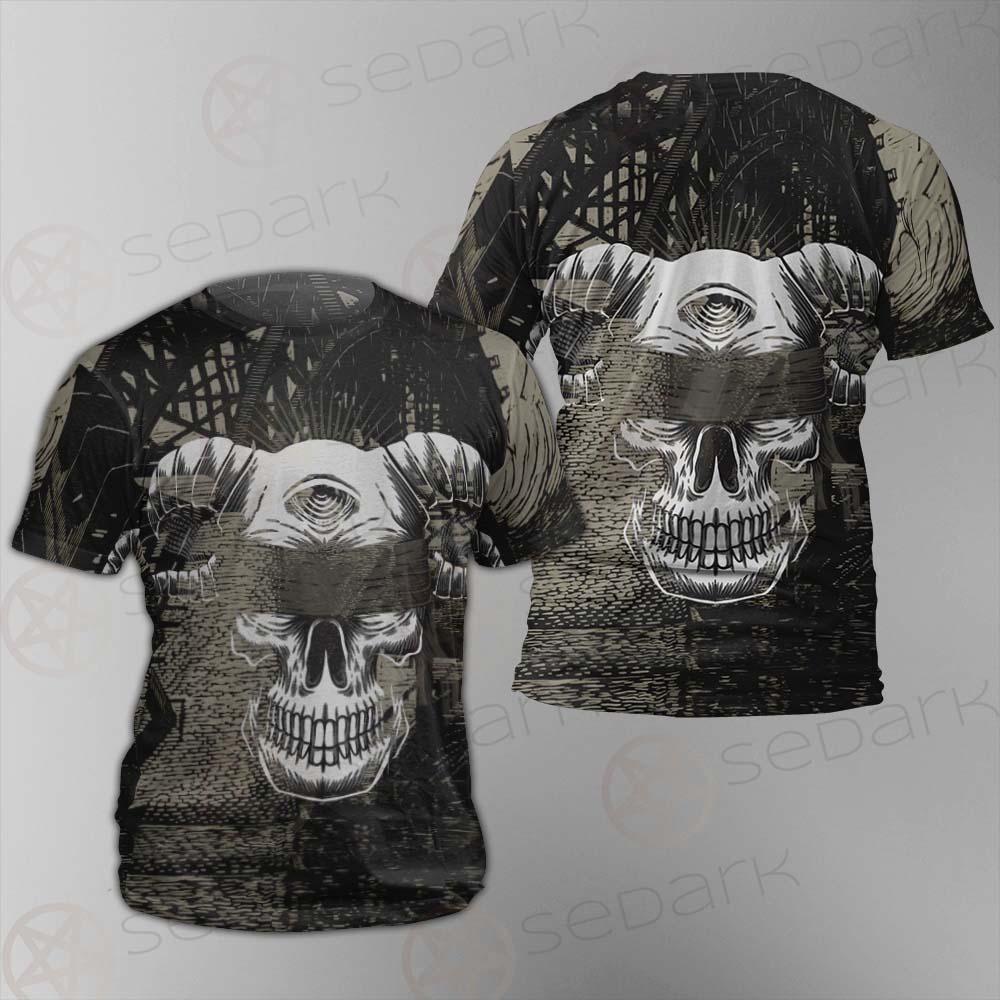 Skull Devil Eye Satan SED-0094 Unisex T-shirt