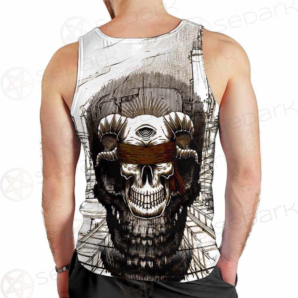 Skull Overshadow SED-0096 Men Tank-tops