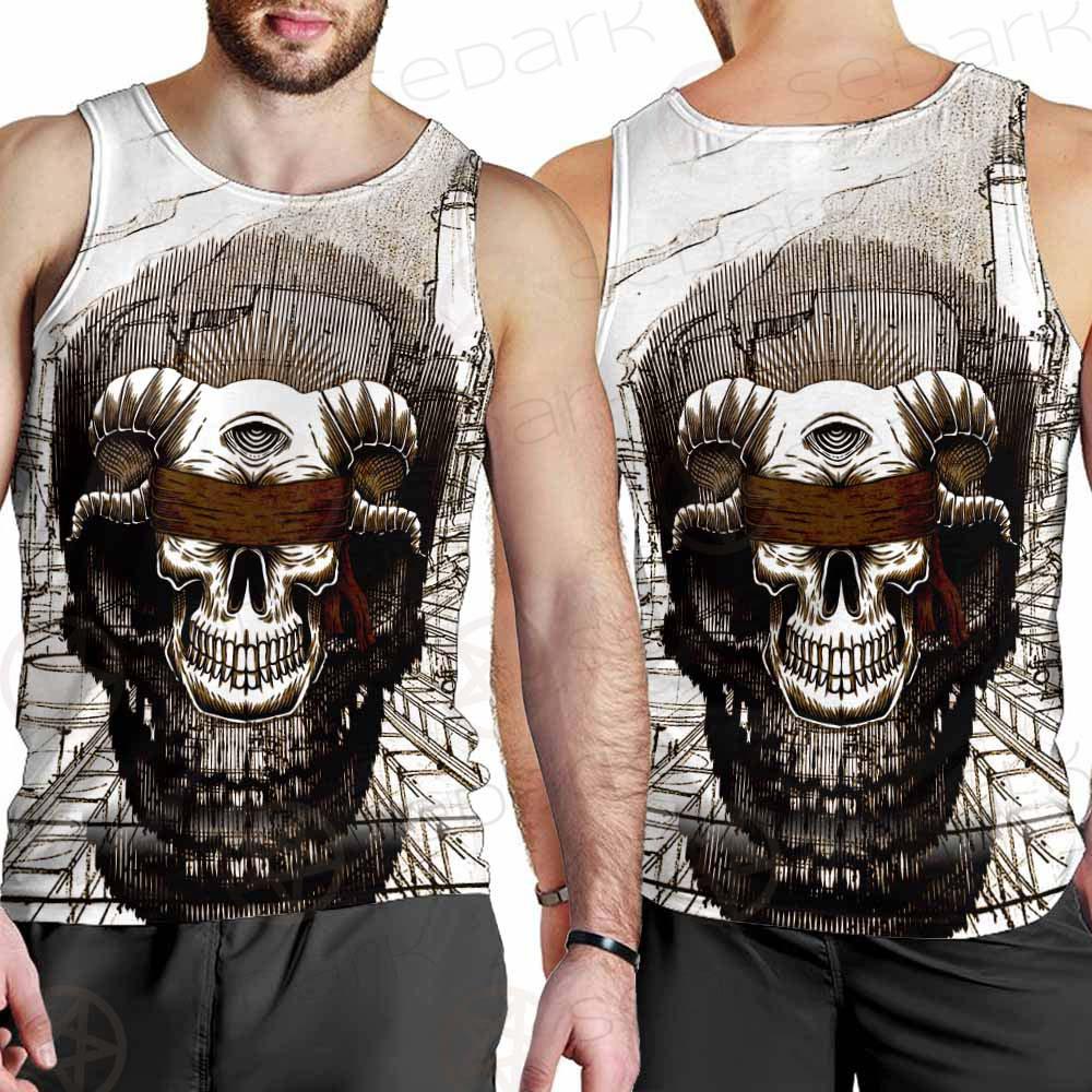 Skull Overshadow SED-0096 Men Tank-tops