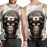 Skull Overshadow SED-0096 Men Tank-tops