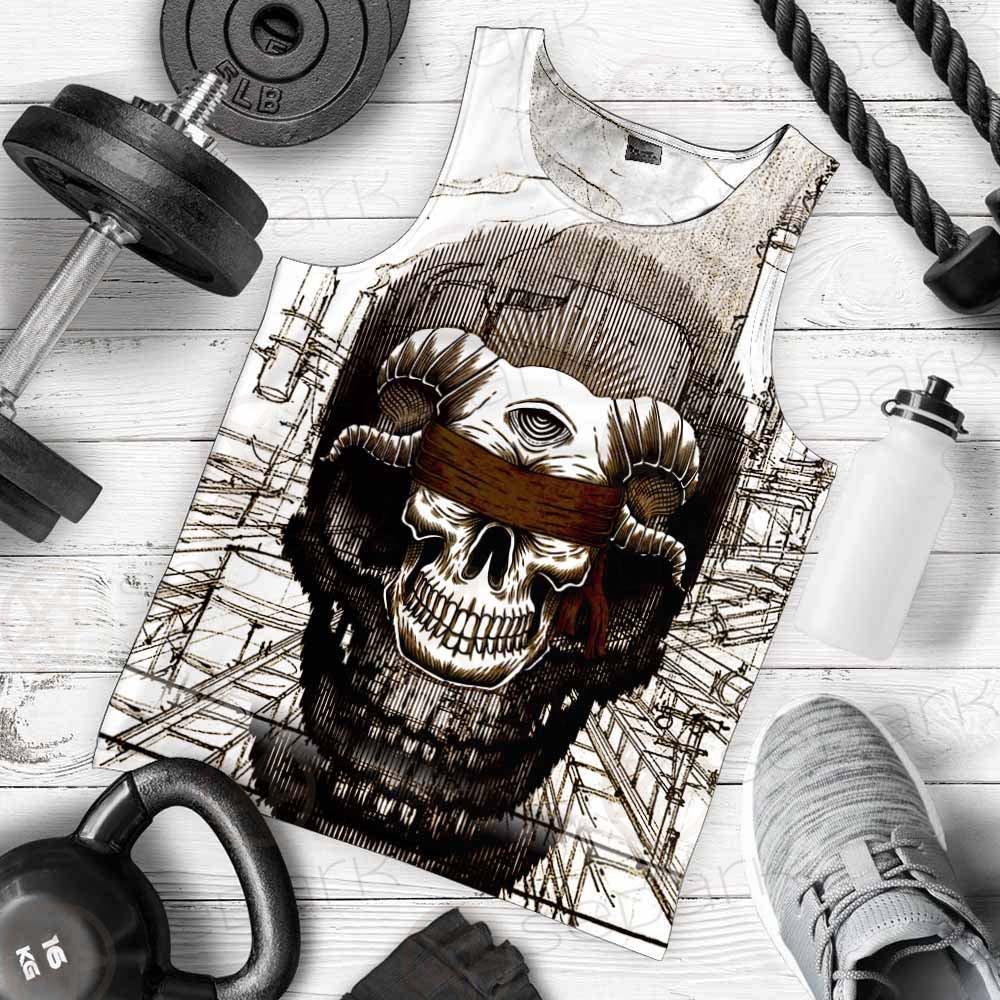 Skull Overshadow SED-0096 Men Tank-tops